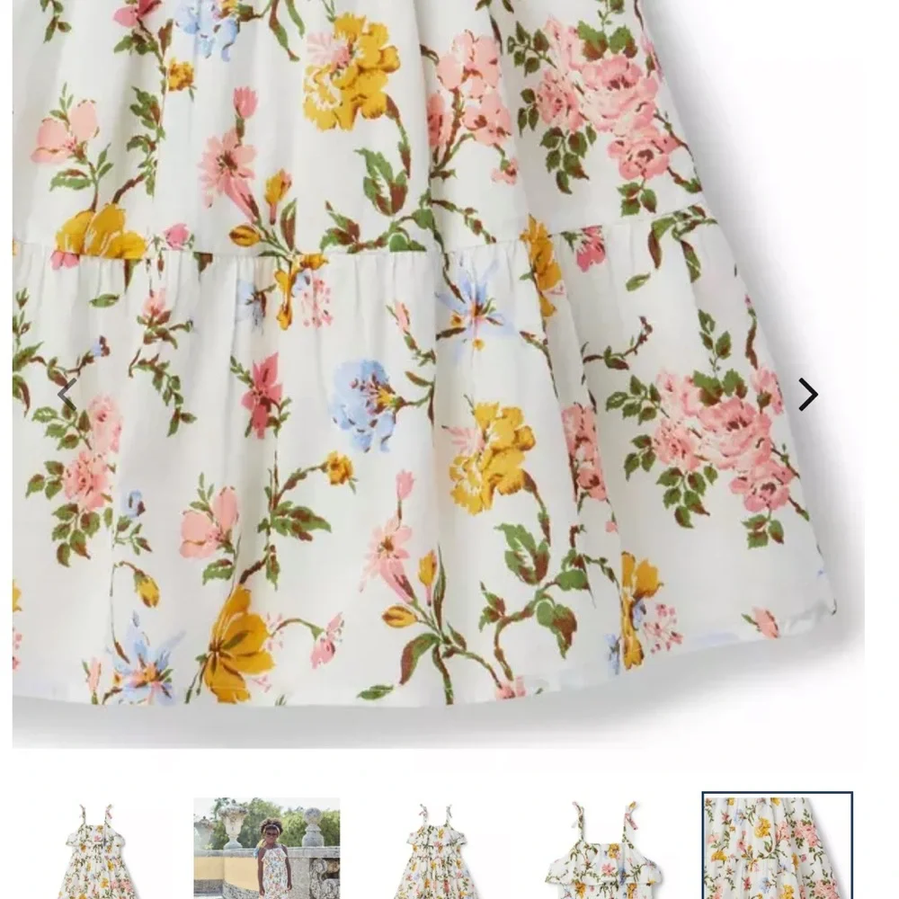 Janie and Jack The Veranda Floral Midi Sundress - Picture 4 of 5